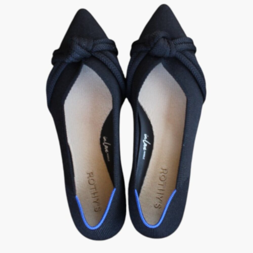 Rothy's The Knot Black Sz9